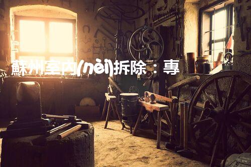 蘇州室內(nèi)拆除：專業(yè)高效，安全環(huán)保一站式服務(wù)